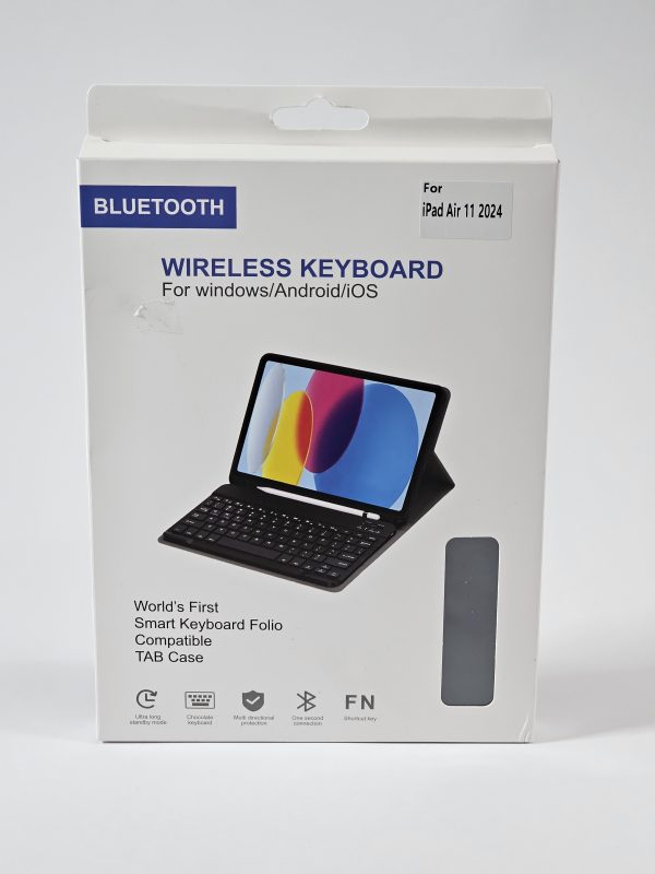 qwerty bluetooth keyboard case ipad air 4/5/6 (2020–2025)