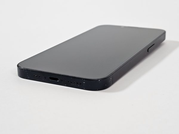apple iphone 14 128gb zwart 85% accu zijkant
