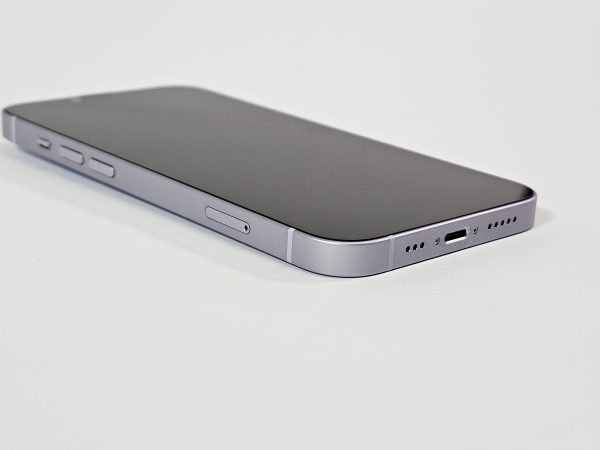 apple iphone 14 128gb paars 95% accu zijkant
