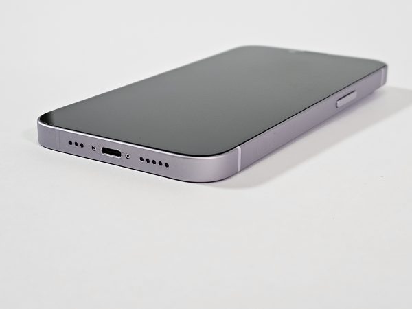 apple iphone 14 128gb paars 95% accu zijkant