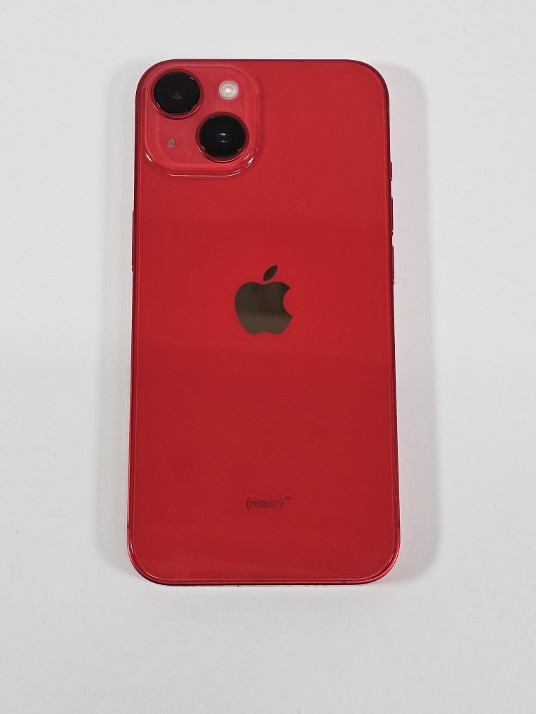 apple iphone 14 128gb rood 89% accu bovenkant