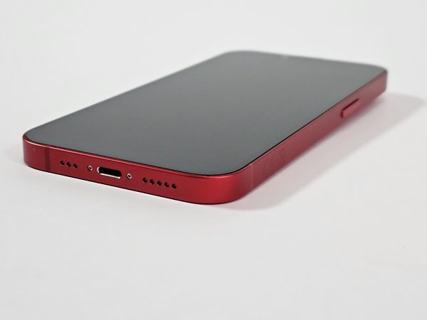 apple iphone 14 128gb rood 89% accu zijkant