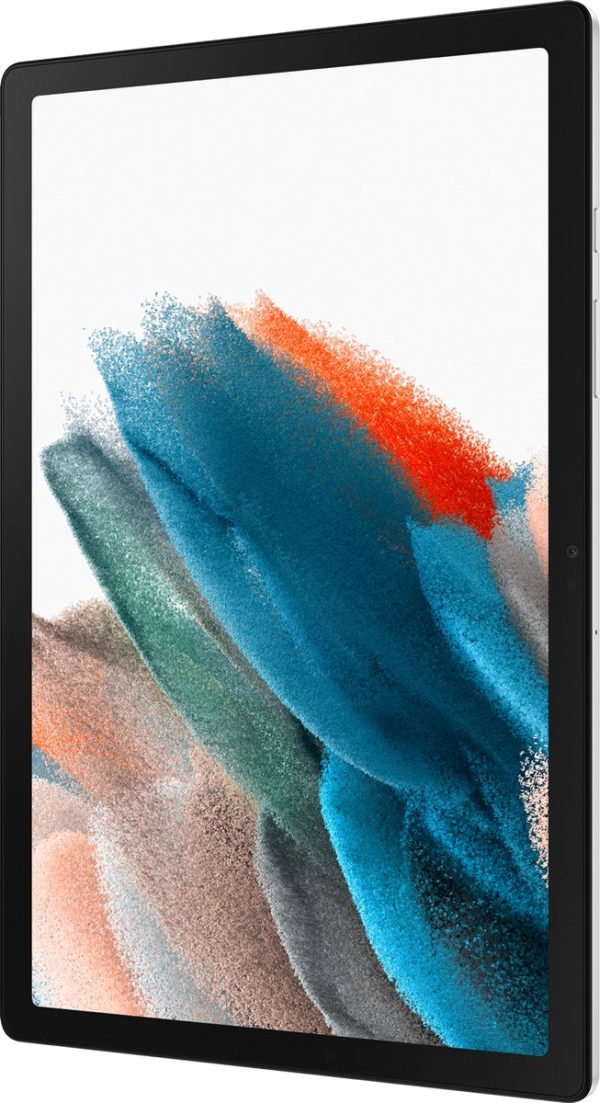 samsung galaxy tab a8 (2022) 64gb 10.5 inch zilver zijkant