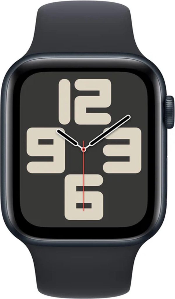 apple watch se 2024 40mm midnight voorkant