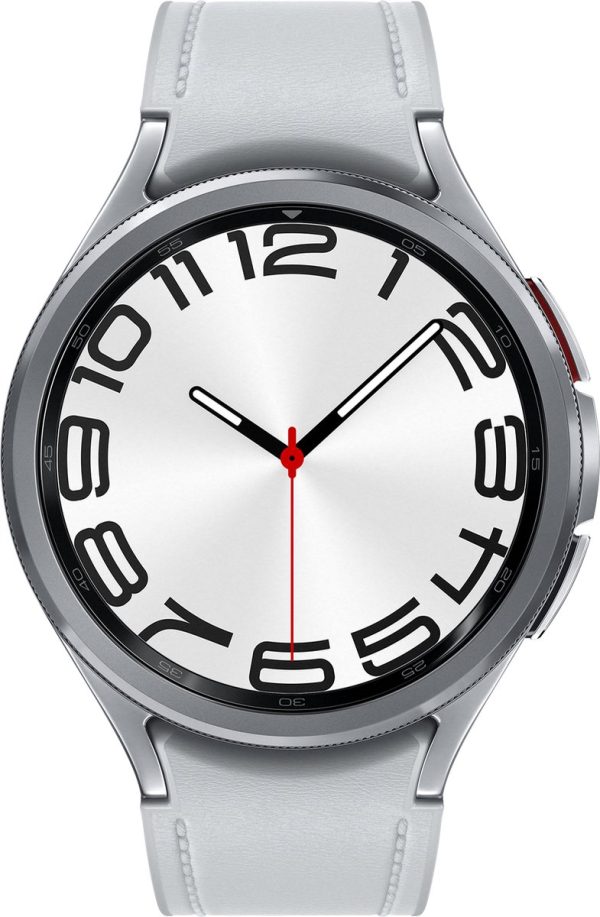 samsung galaxy watch 6 classic 47mm zilver voorkant