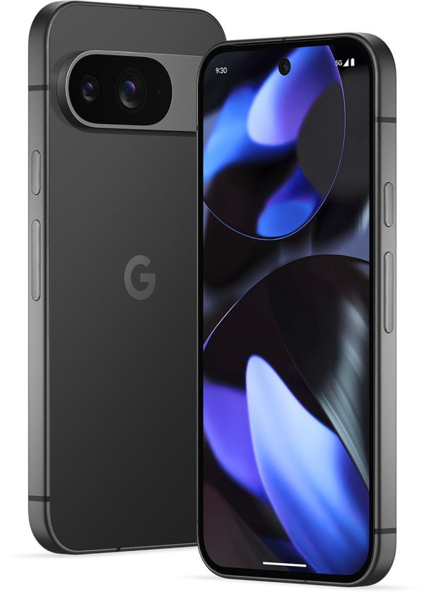 google pixel 9 128gb zwart zij aanzicht voor en achterkant