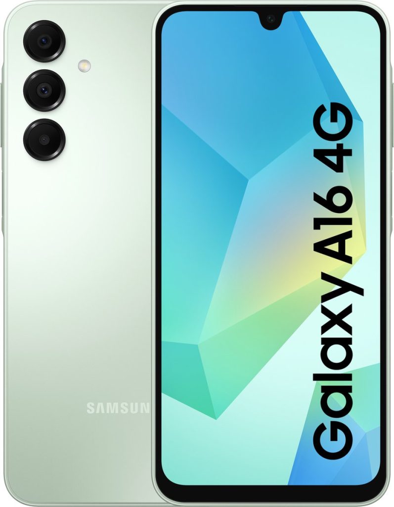 samsung galaxy a16 4g (lte) 128gb licht groen