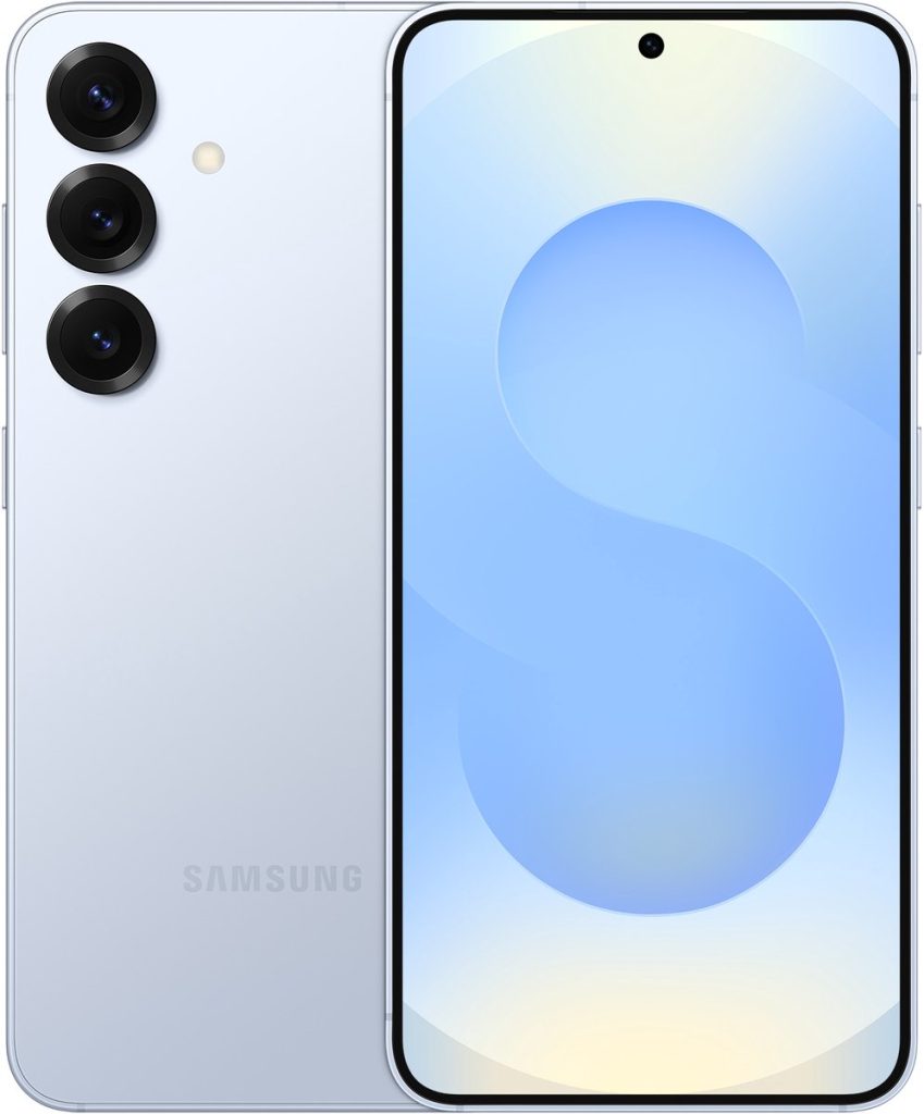 samsung galaxy s25 5g 128gb icyblue voor en achterkant