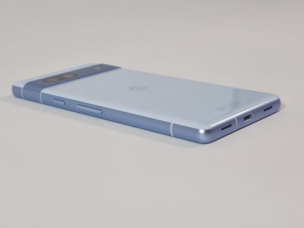 Google Pixel 7a smartphone 128GB blauw dual sim zijkant