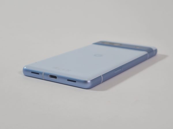 Google Pixel 7a smartphone 128GB blauw dual sim zijkant