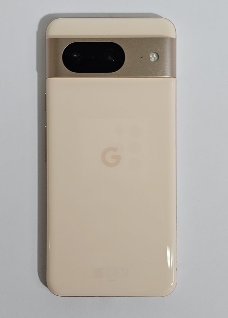 google pixel 8 256gb roze | retourdeal achterkant