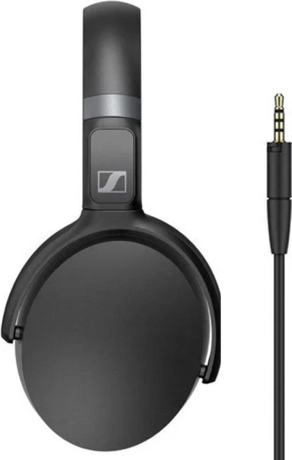 sennheiser hd 450bt draadloze koptelefoon anc zwart zijkant