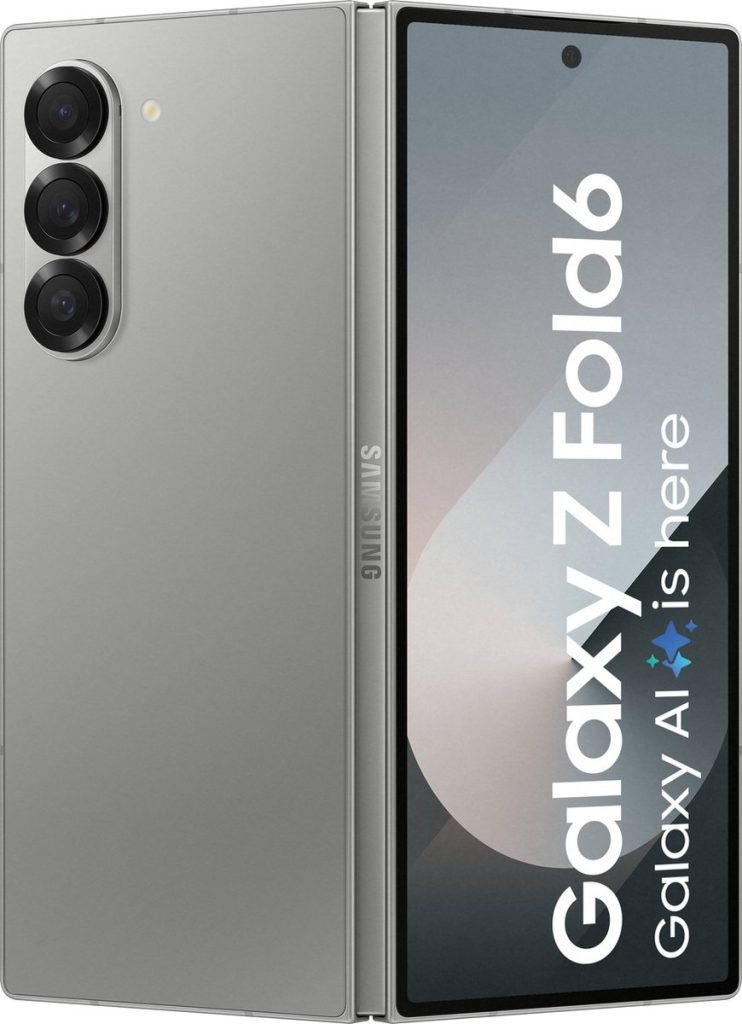 samsung galaxy z fold6 512gb silver shadow voorkant
