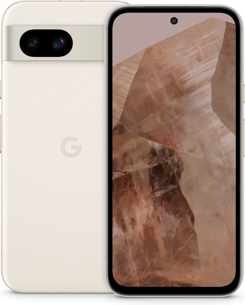 google pixel 8a 128gb wit voorkant