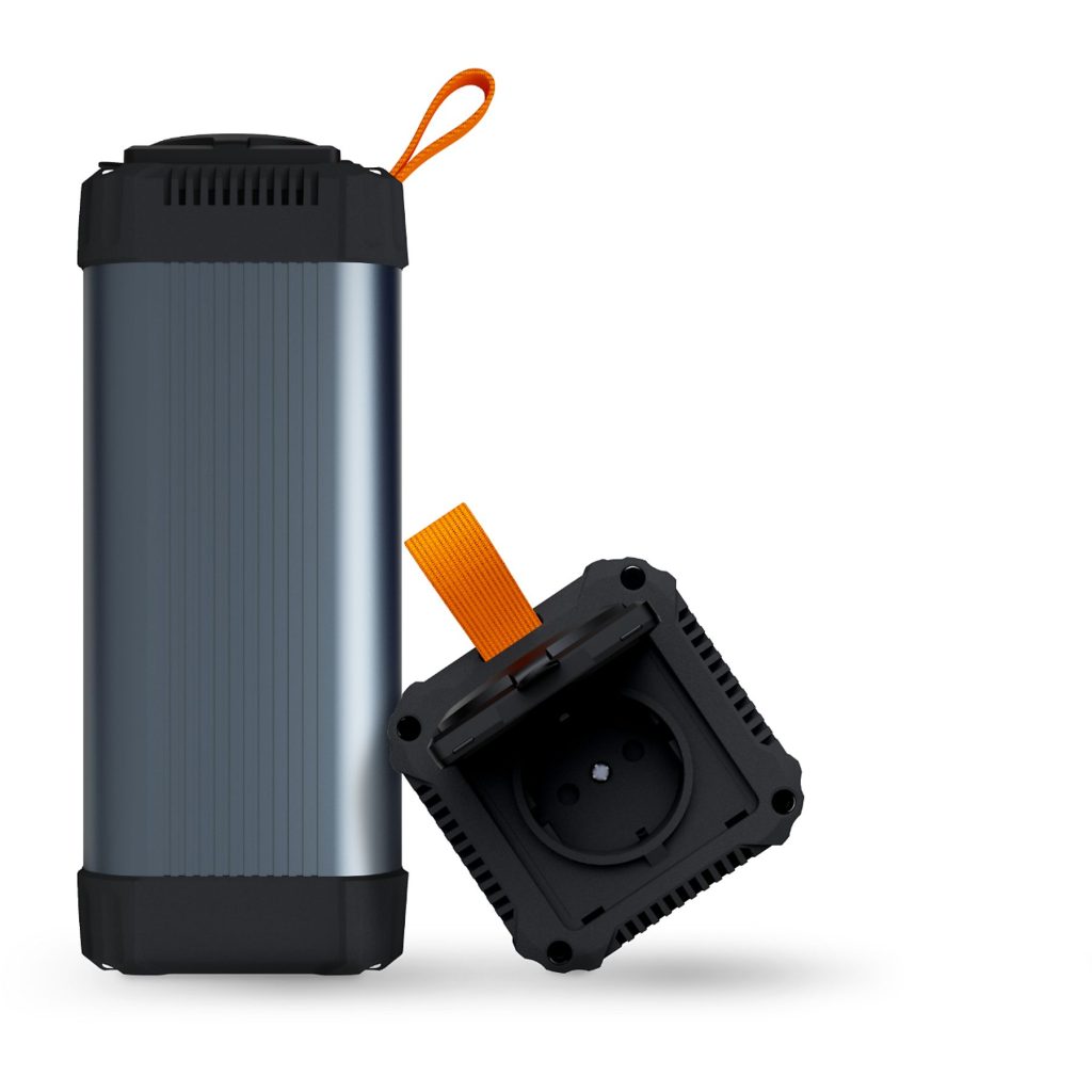 xtorm 225781 xr210 xtreme portable power socket 25600 mah zijkant