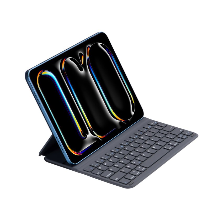 mobile5 keyboard folio ipad 10.9/11 inch qwerty voorkant
