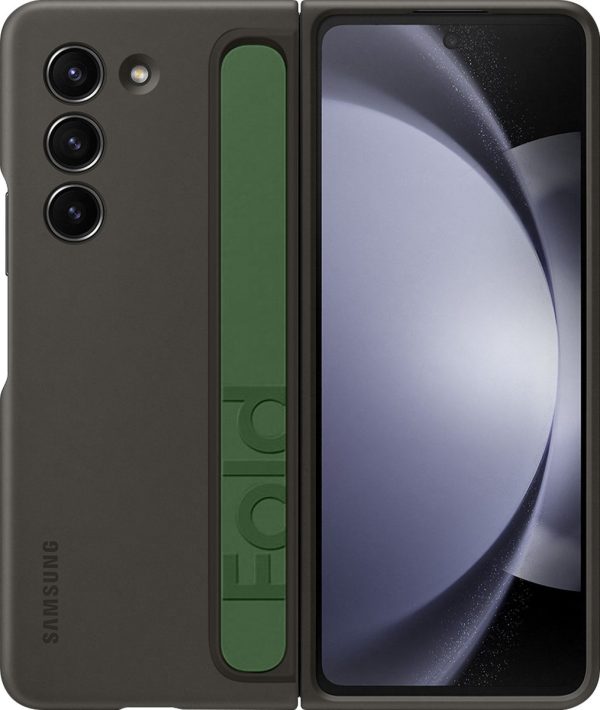 samsung galaxy z fold5 standing case met strap graphite
