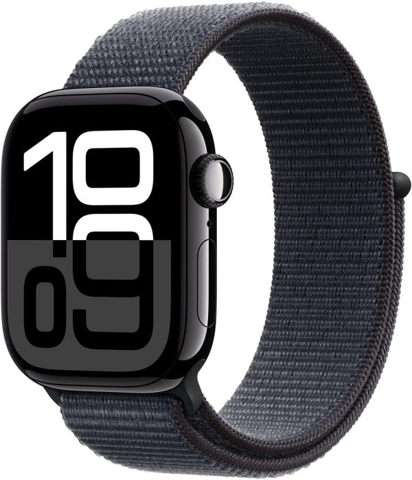 apple watch series 10 smartwatch unisex – 42mm – zwart zijkant