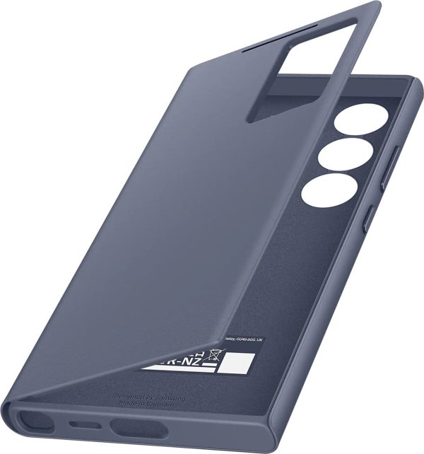 samsung galaxy s24 ultra hoesje smart view wallet violet opengeklapt