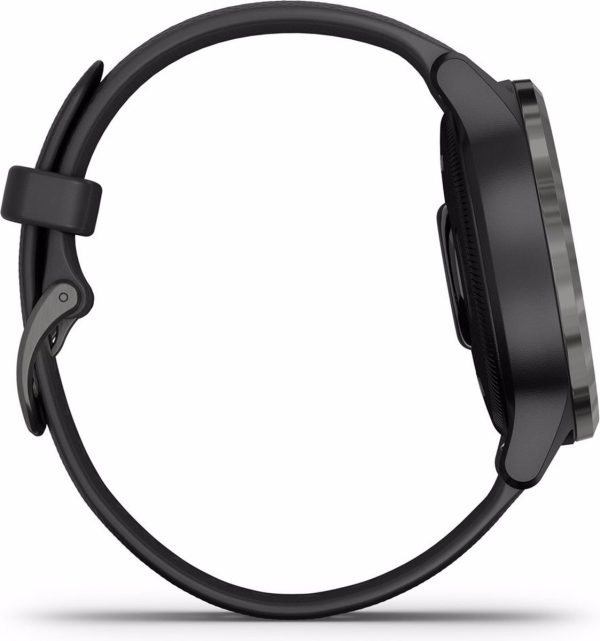 garmin vivoactive 4s smartwatch gps 45mm zwart zij