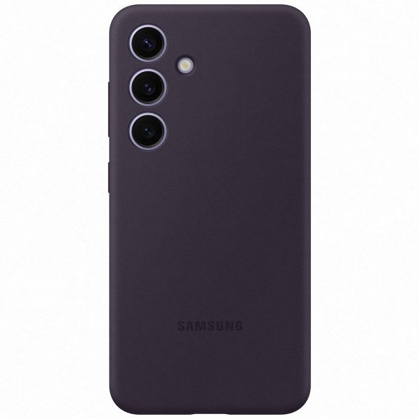 samsung galaxy s24 siliconen hoesje paars