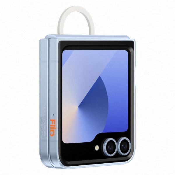 silicone case ring samsung galaxy z flip6 transparant ring
