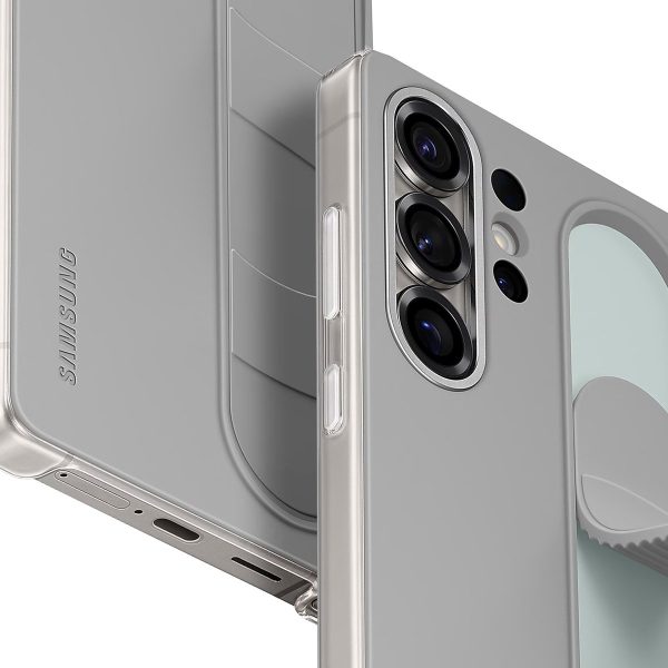 samsung galaxy s25 ultra hoesje standing grip case grijs detail