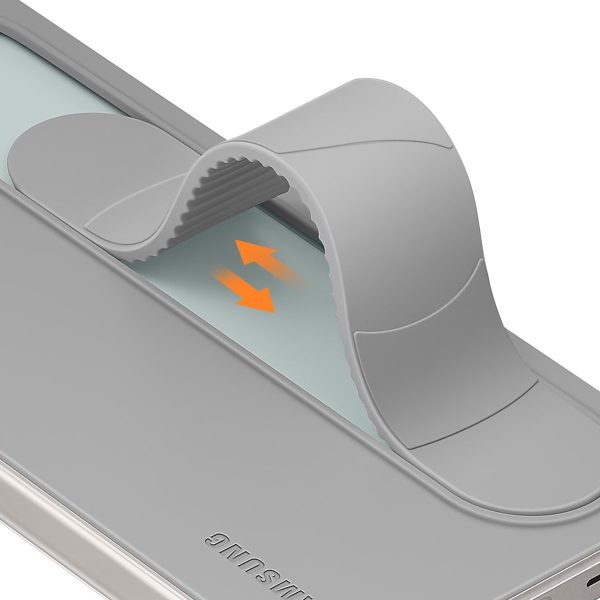 samsung galaxy s25 ultra hoesje standing grip case grijs detail