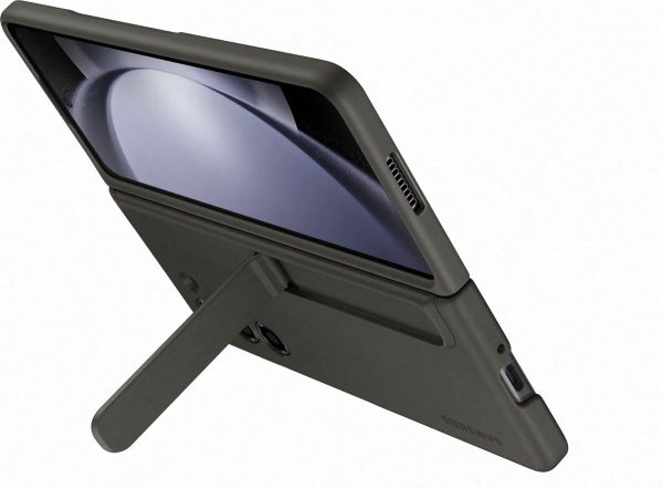 samsung galaxy z fold5 standing case met strap graphite