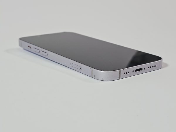 apple iphone 14 256gb paars 81% accu zijkant