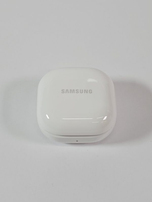 samsung galaxy buds 2 oplaadcase wit/groen bovenkant