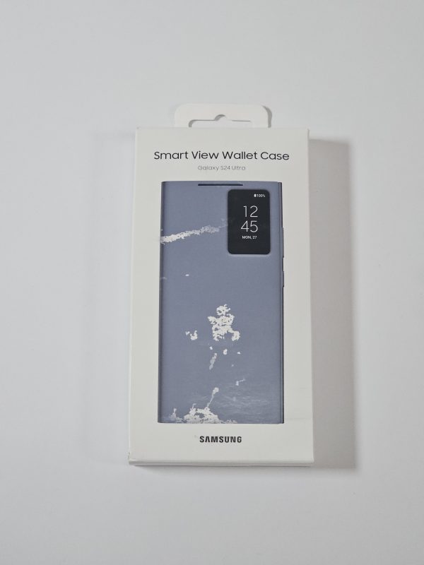 samsung galaxy s24 ultra hoesje smart view wallet violet doosje