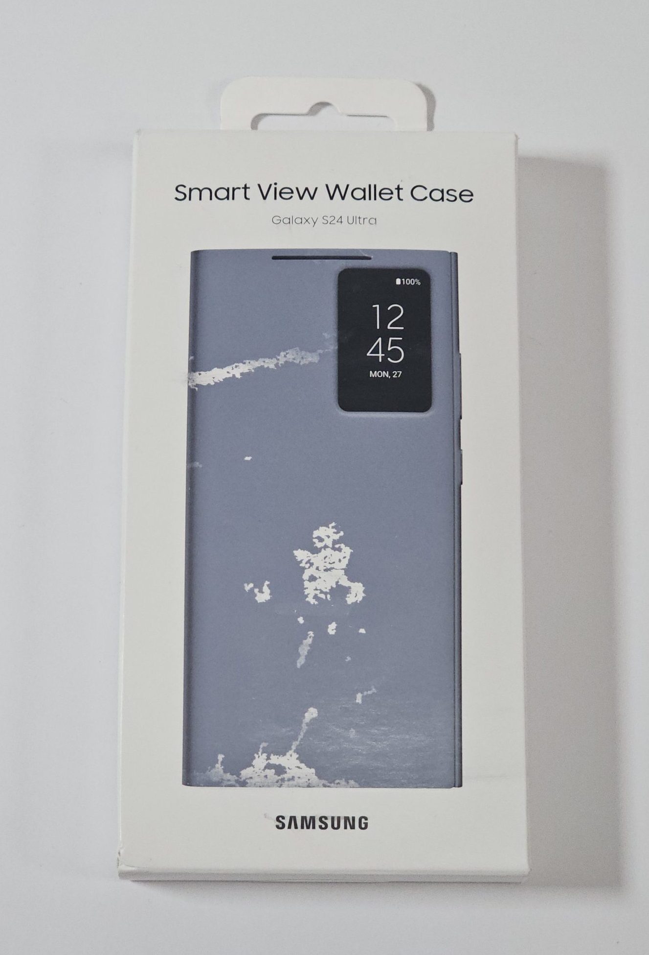 samsung galaxy s24 ultra hoesje smart view wallet violet doosje