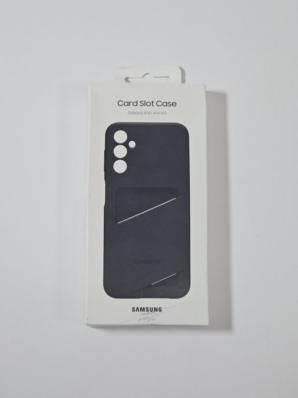 samsung galaxy a14 card slot case zwart doos