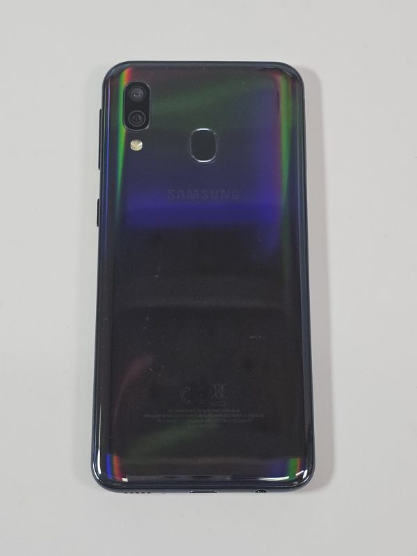 samsung galaxy a40 64gb zwart achterkant