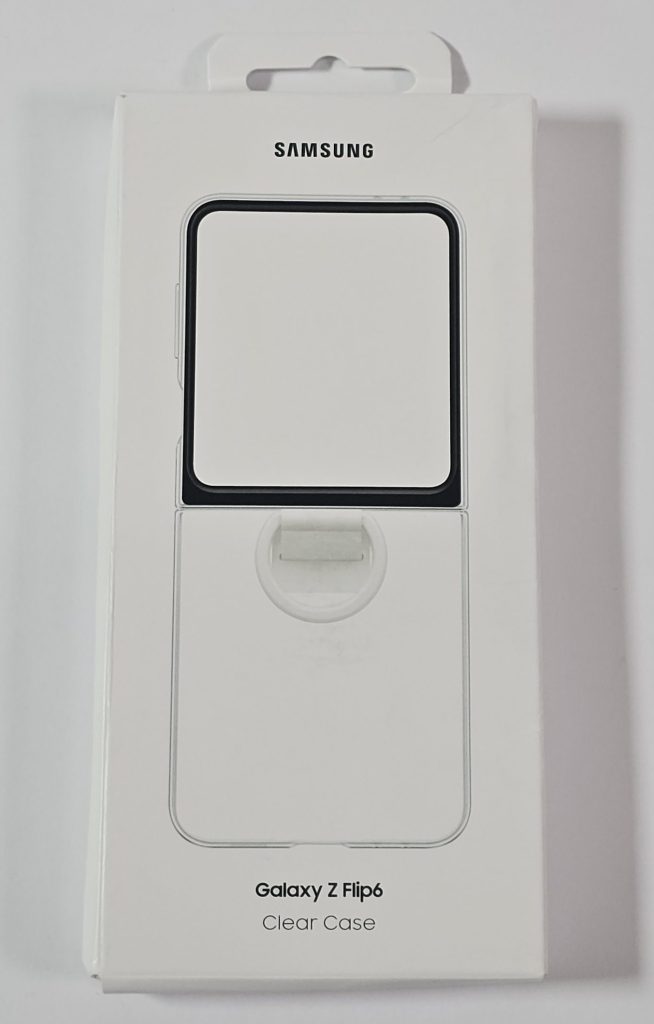 silicone case ring samsung galaxy z flip6 transparant doosje