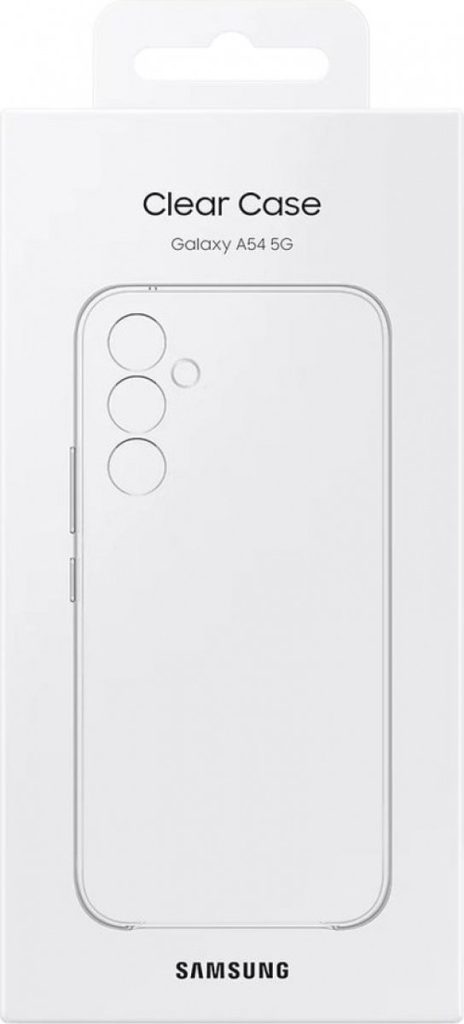 samsung soft clear hoesje samsung galaxy a54 transparant achterkant