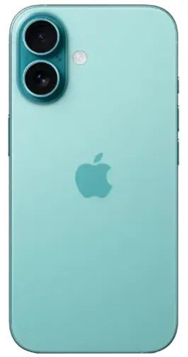 apple iphone 16 128gb groen achterkant