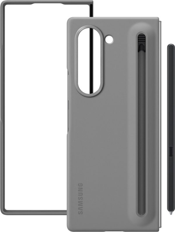 samsung galaxy z fold6 hoesje s pen case grijs