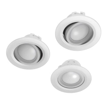 hama wifi led inbouwspot wit (3 pack)