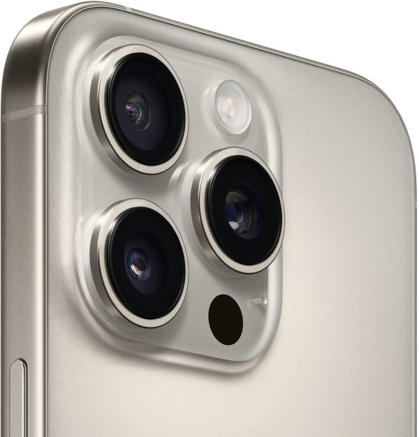 apple iphone 16 pro 128gb natural titanium achterkant