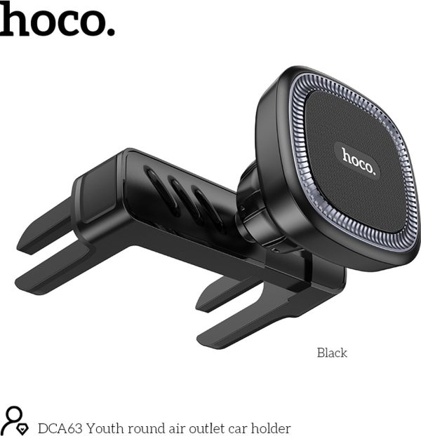 hoco magnetische telefoonhouder auto ventilatierooster detail