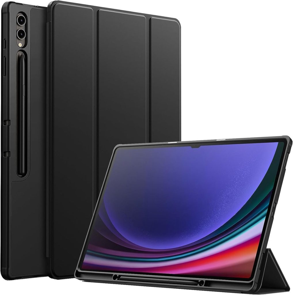 casemania smart cover samsung galaxy tab s10 fe plus vooraanzicht