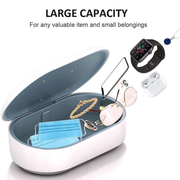 caseme uv box cleaner + draadloze lader voor smartphones universeel wit specificatie