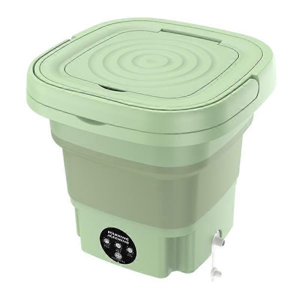 mini wasmachine 8l – opvouwbaar energiezuinig centrifuge voorkant