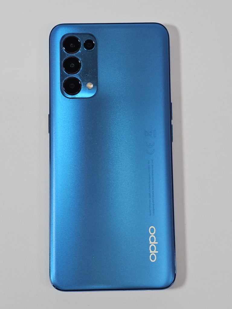 oppo find x3 lite 5g 128gb astral blue achterkant