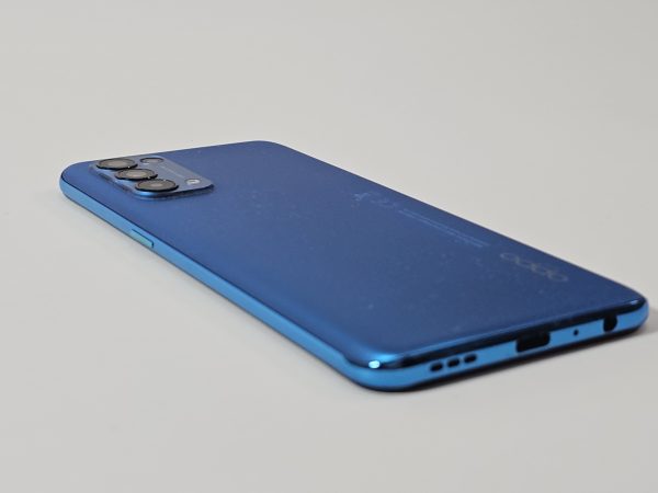 oppo find x3 lite 5g 128gb astral blue zij-aanzicht