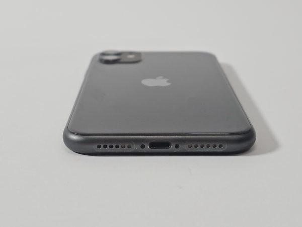apple iphone 11 64gb zwart 100% batterij input achterkant