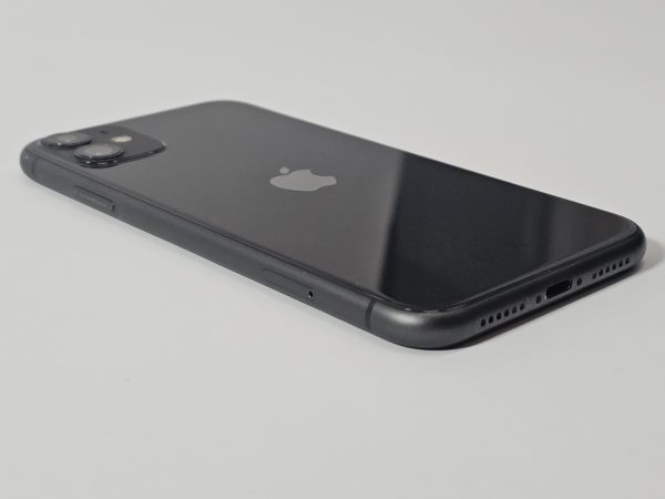 apple iphone 11 64gb zwart 100% batterij zij aanzicht