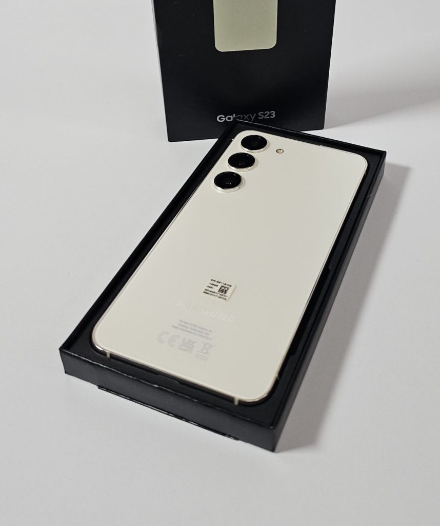 samsung galaxy s23 5g 128gb cream doos